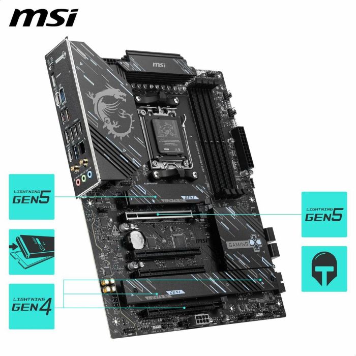 MSI Placa Base X870 GAMING PLUS WiFi AM5 ATX DDR5 128GB AAANX05377 2 MSI Placa Base X870 GAMING PLUS WiFi AM5 ATX DDR5 128GB AAANX05377 2