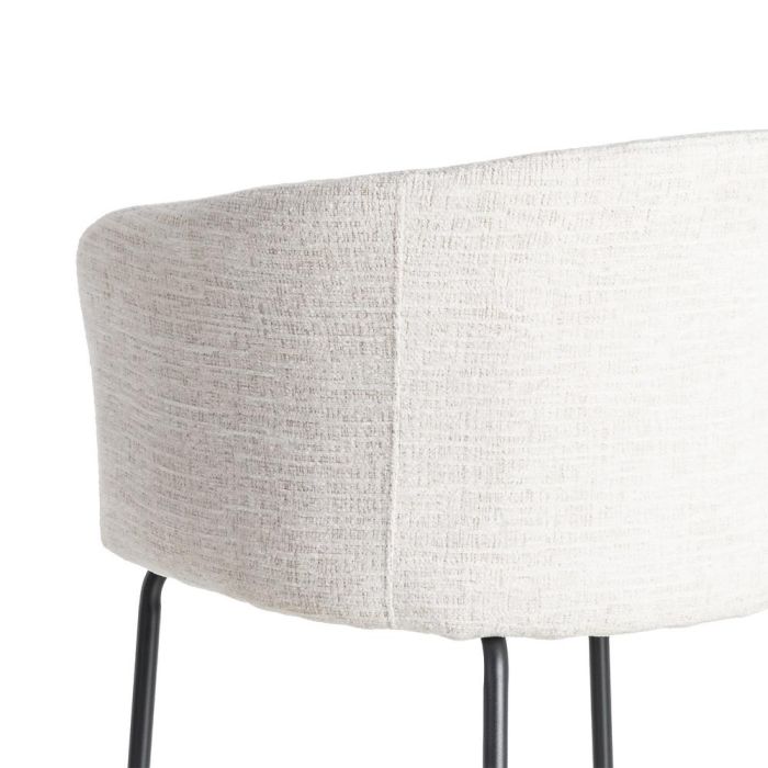 Silla Crema Tejido-Metal Salón 61 X 56 X 77,50 cm