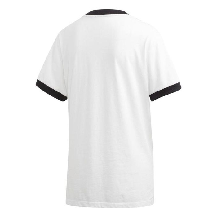 Camiseta de Manga Corta Mujer Adidas 3 Stripes Blanco 1