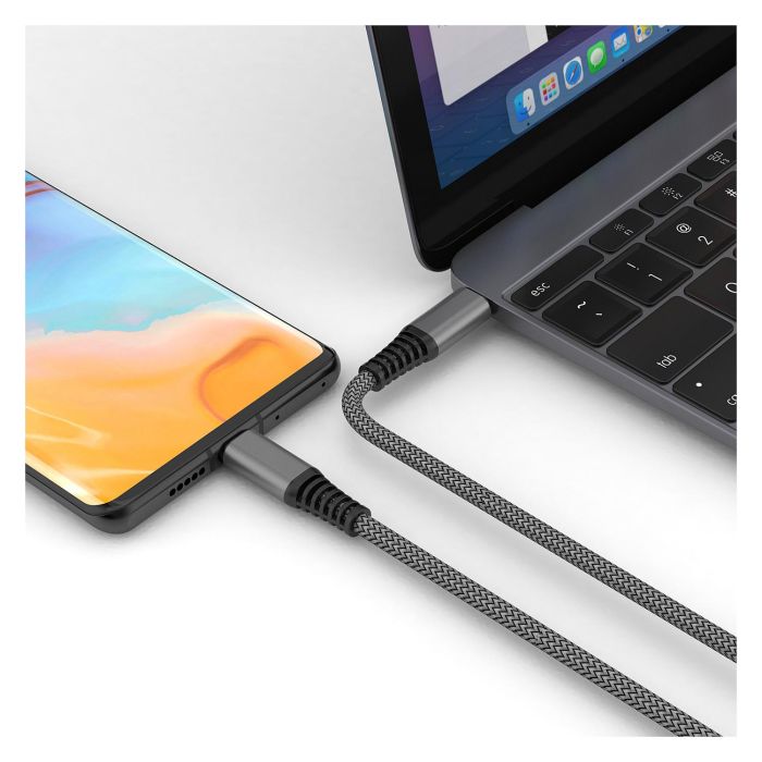 4smarts Cable USB-C a USB-C PremiumCord 456266, Carga Rápida 100W, 1.5m, Negro 9