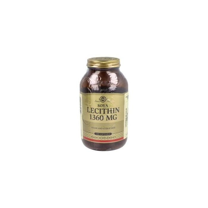 SOLGAR Lecitina de Soja 1360mg 100 Perlas