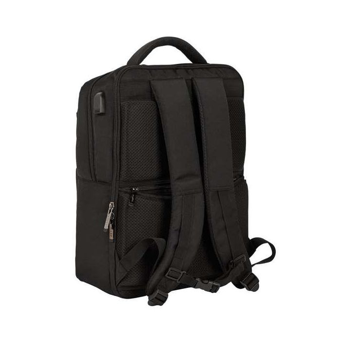 Safta Business Mochila Escolar Portátil 15.6" con USB, 2 Bolsillos Black-Blue-Grey (310x130x440 mm) 17 Safta Business Mochila Escolar Portátil 15.6" con USB, 2 Bolsillos Black-Blue-Grey (310x130x440 mm) 17