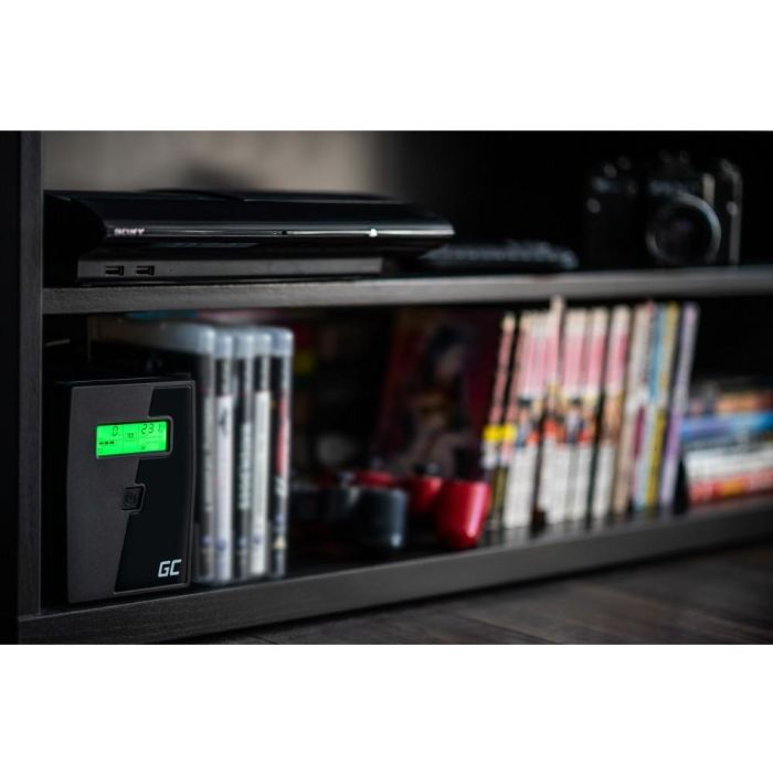 Green Cell UPS04 SAI Linea Interactiva 1500VA 900W Onda Senoidal 230V Proteccion Sobretension 5 Salidas Tipo F USB 4 Green Cell UPS04 SAI Linea Interactiva 1500VA 900W Onda Senoidal 230V Proteccion Sobretension 5 Salidas Tipo F USB 4