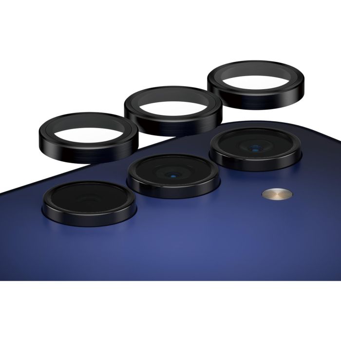 PanzerGlass Hoops Protector de Lente de Cámara para Samsung Galaxy A15 / A15 5G, Resistente a Golpes y Rayones, Color Negro