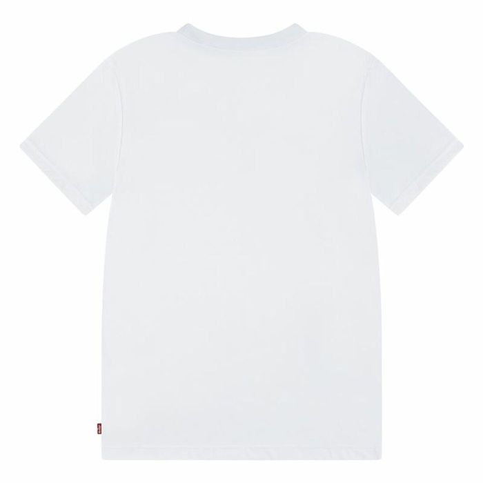 Camiseta de Manga Corta Infantil Levi's Lvb Golden Glow Batwing Blanco 3