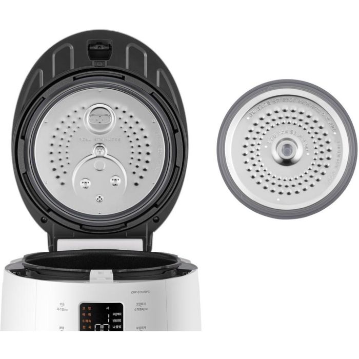 Cuckoo Reiskocher 1.80l CRP-ST1009F Twin Pressure grau 13
