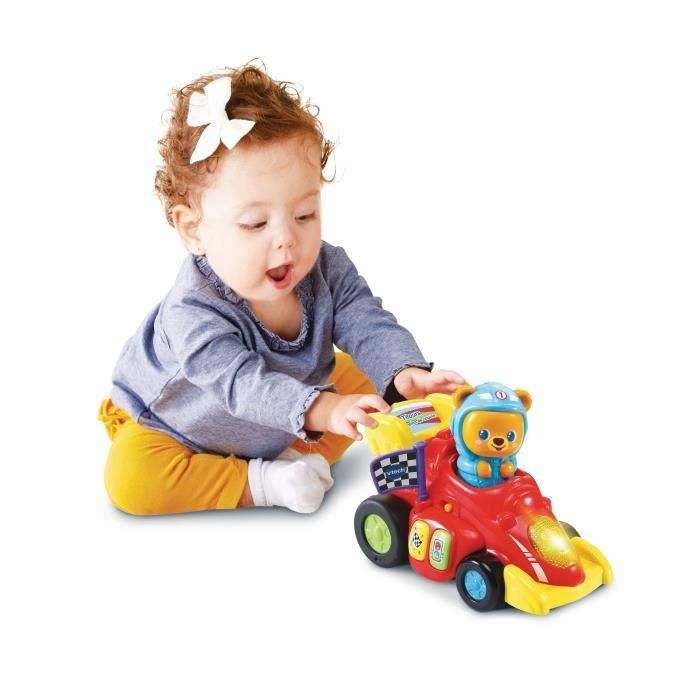 VTECH Titours, Campeón de carrera - Coche de juguete para bebés de 12 a 36 meses que acelera al presionar 2 VTECH Titours, Campeón de carrera - Coche de juguete para bebés de 12 a 36 meses que acelera al presionar 2