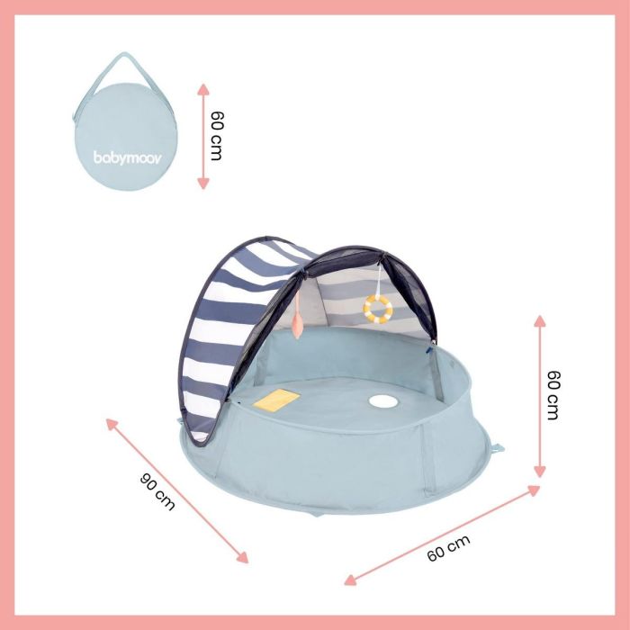 Babymoov Aquani Mariniere Parque Infantil 3 en 1 Anti-UV SPF 50+ Cama Supletoria Piscina Pop-up Desde Nacimiento Mosquitera 1 Babymoov Aquani Mariniere Parque Infantil 3 en 1 Anti-UV SPF 50+ Cama Supletoria Piscina Pop-up Desde Nacimiento Mosquitera 1