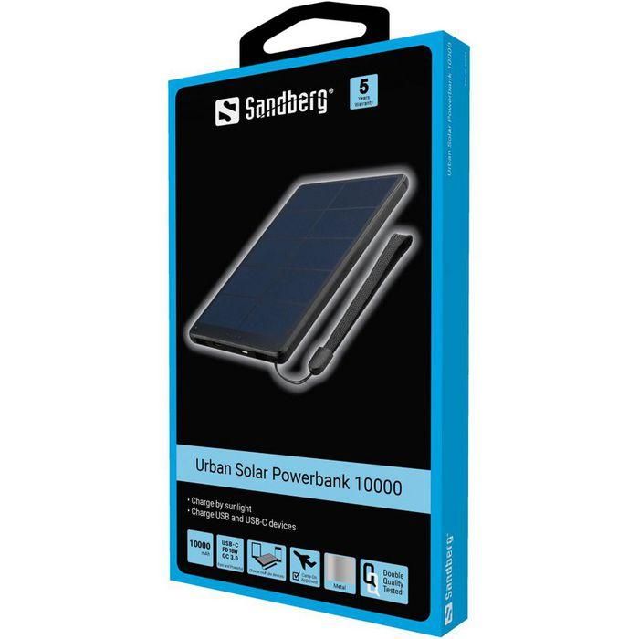 Sandberg Urban Solar Powerbank 10000 7 Sandberg Urban Solar Powerbank 10000 7