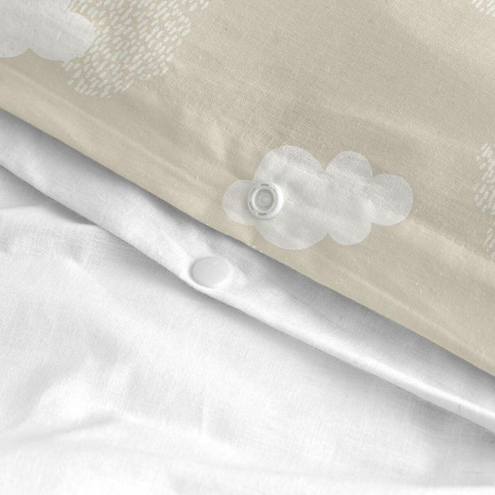 Juego de funda nórdica HappyFriday Basic Kids Beige Cama de 105 2 Piezas 2 Juego de funda nórdica HappyFriday Basic Kids Beige Cama de 105 2 Piezas 2