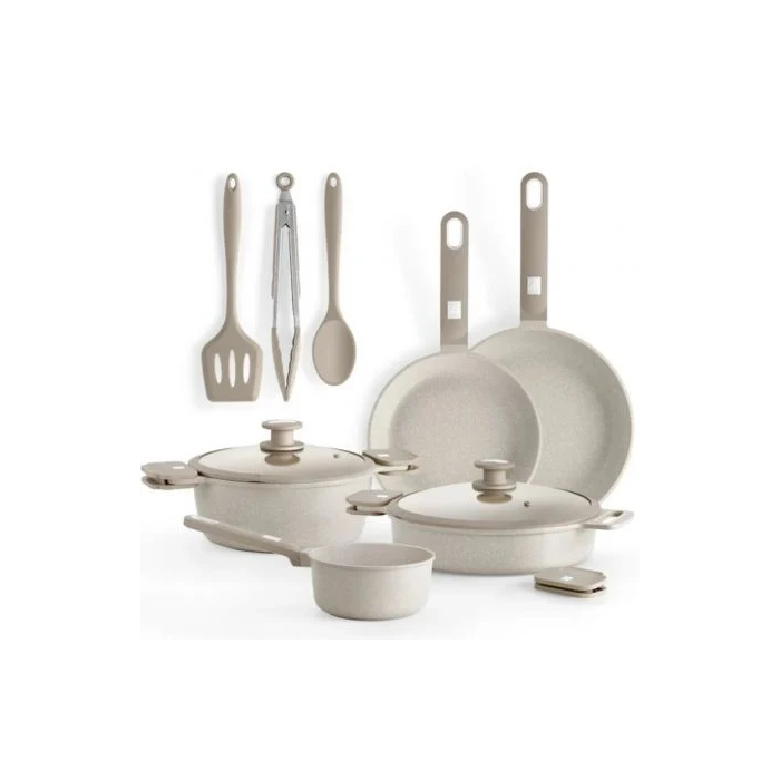 Monix M689901 Batería de Cocina 10 Piezas Denmark Aluminio Forjado Antiadherente Apta Inducción 0 Monix M689901 Batería de Cocina 10 Piezas Denmark Aluminio Forjado Antiadherente Apta Inducción 0