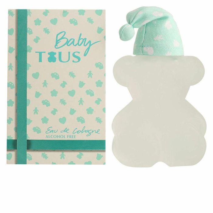 Tous Baby Tous Eau de Colonia Sin Alcohol, Perfume Unisex para Bebés, Fragancia Floral Frutal, Suave y Delicada, Vaporizador 100 ml.