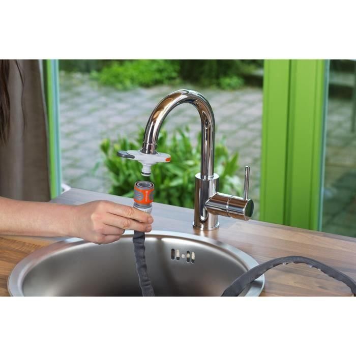 Adaptador para grifo de interior rosca m22x1 hembra, m24x1 macho. gardena 2 Adaptador para grifo de interior rosca m22x1 hembra, m24x1 macho. gardena 2