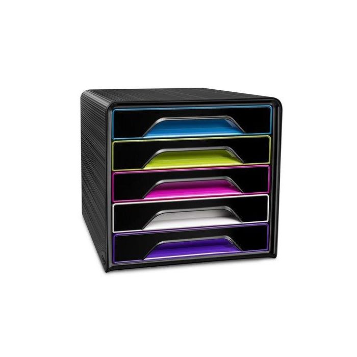 Modulo Cep 7-111G Smoove 5 Cajones Negro/Surtidos