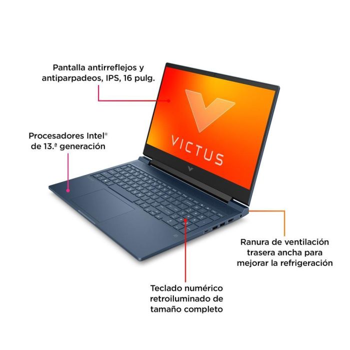 Portatil Hp Victus Gaming 16.1 Pulgadas I7 - 13700H 4 Portatil Hp Victus Gaming 16.1 Pulgadas I7 - 13700H 4