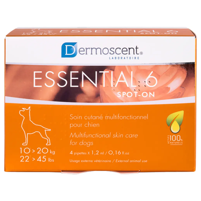 Dermoscent Essential 6 Perro Spot On 10-20 kg 1,2 mL 4Pip