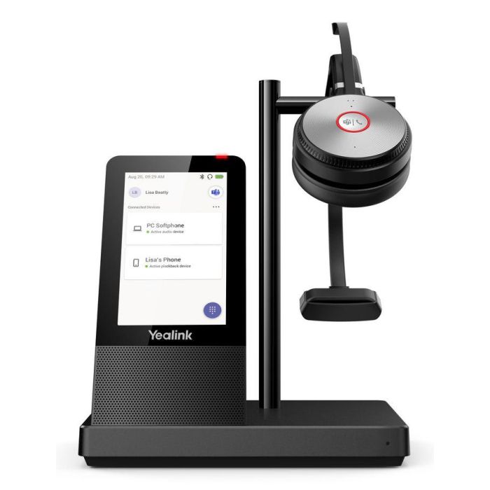 Yealink WH66 Mono Teams - Auriculares Inalámbricos DECT UC Workstation con Pantalla Táctil, Conectividad Multi-dispositivo y Tecnología Acoustic Shield para Microsoft Teams 0 Yealink WH66 Mono Teams - Auriculares Inalámbricos DECT UC Workstation con Pantalla Táctil, Conectividad Multi-dispositivo y Tecnología Acoustic Shield para Microsoft Teams 0