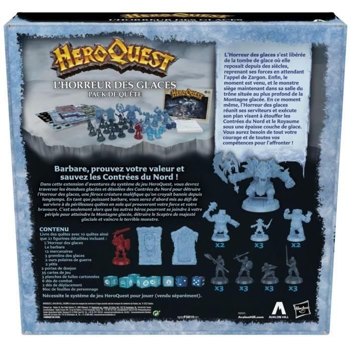 Heroquest, Extension The Horror of Ice, de 14 años, Heroquest Game System requerido - Avalon Hill 4