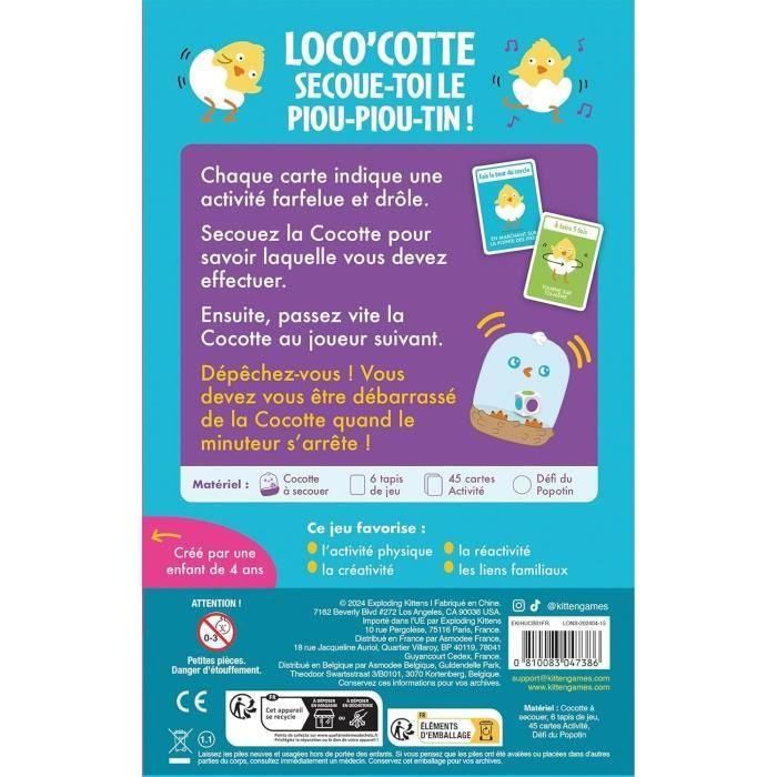 Asmodee ASM0810083047386 Loco'Cotte 3 Asmodee ASM0810083047386 Loco'Cotte 3