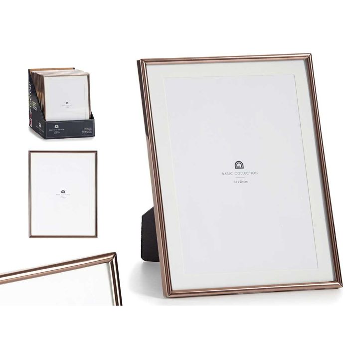 Giftdecor Portafotos Acero Cobre 15x20 cm (Set de 24) Giftdecor Portafotos Acero Cobre 15x20 cm (Set de 24)