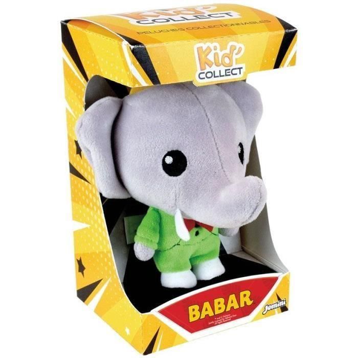 Peluche de elefante coleccionable - JEMINI - BABAR - Kid'collect +/- 13 cm 2 Peluche de elefante coleccionable - JEMINI - BABAR - Kid'collect +/- 13 cm 2