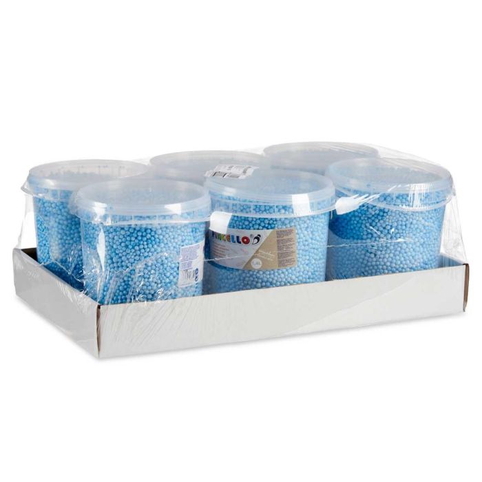 Pincello Bote de Bolas de Poliespan Azul 13.5x14x14 cm (6 Unidades) 2