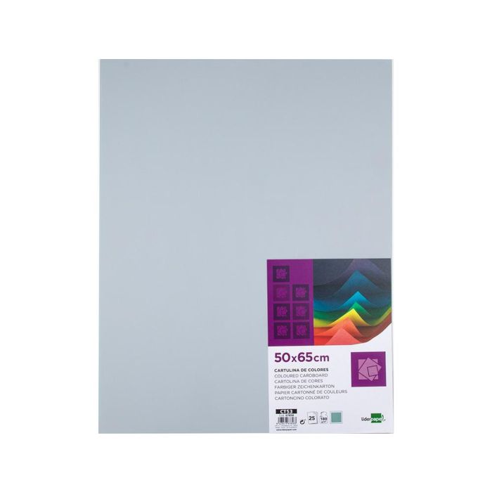 Cartulina Liderpapel 50x65 cm 180 gr Gris Paquete De 25 Hojas 2