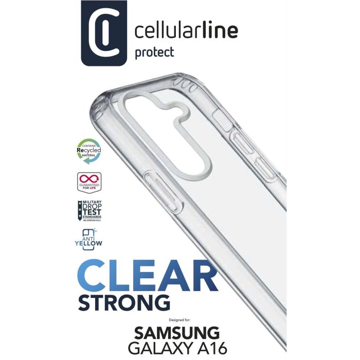Cellularline Clear Strong Case fr Samsung A16 5G/ A16 4G 1 Cellularline Clear Strong Case fr Samsung A16 5G/ A16 4G 1