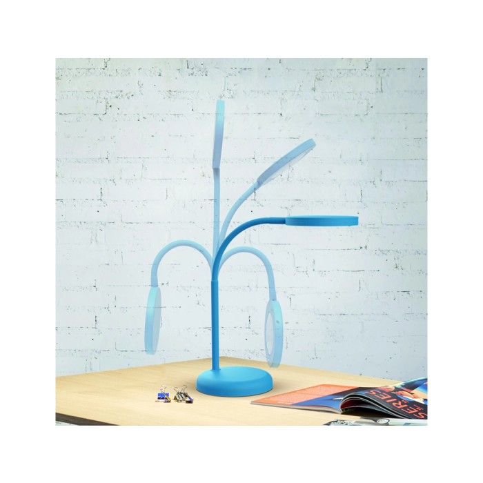 Maul Lámpara de escritorio LED 5W 769lm Luz Cálida Brazo y Cabezal Giratorios Azul 1 Maul Lámpara de escritorio LED 5W 769lm Luz Cálida Brazo y Cabezal Giratorios Azul 1