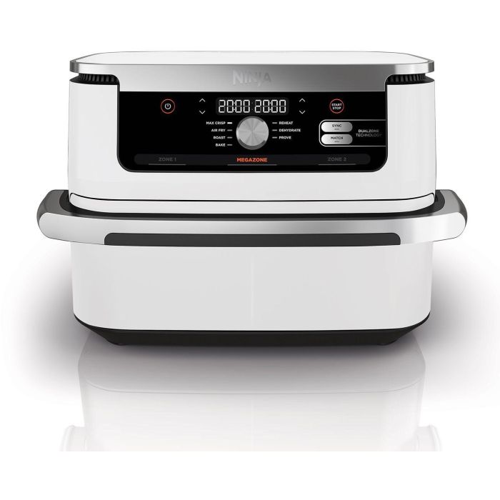 Ninja AF500EUWH Freidora de Aire Caliente Foodi FlexDrawer 10.4L, 7 Programas, hasta 8 Personas, 2470W, Blanco 0 Ninja AF500EUWH Freidora de Aire Caliente Foodi FlexDrawer 10.4L, 7 Programas, hasta 8 Personas, 2470W, Blanco 0