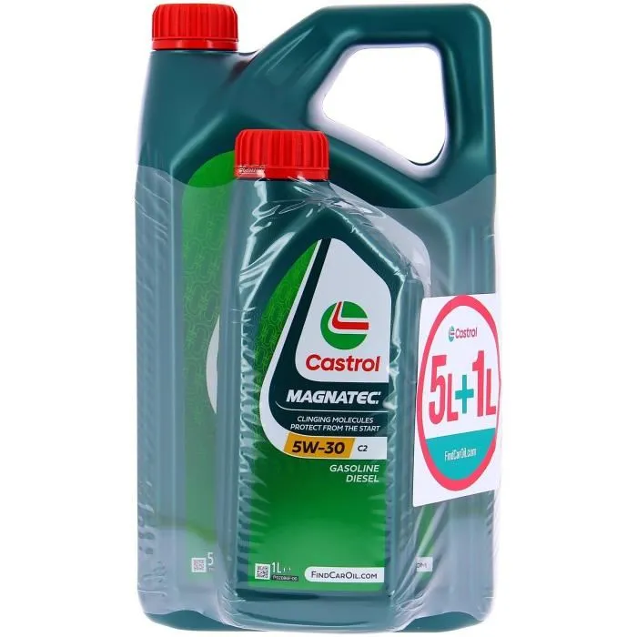 Castrol Aceite de Motor MAGNATEC 5W-30 C2 5L+1L 057166 3 Castrol Aceite de Motor MAGNATEC 5W-30 C2 5L+1L 057166 3