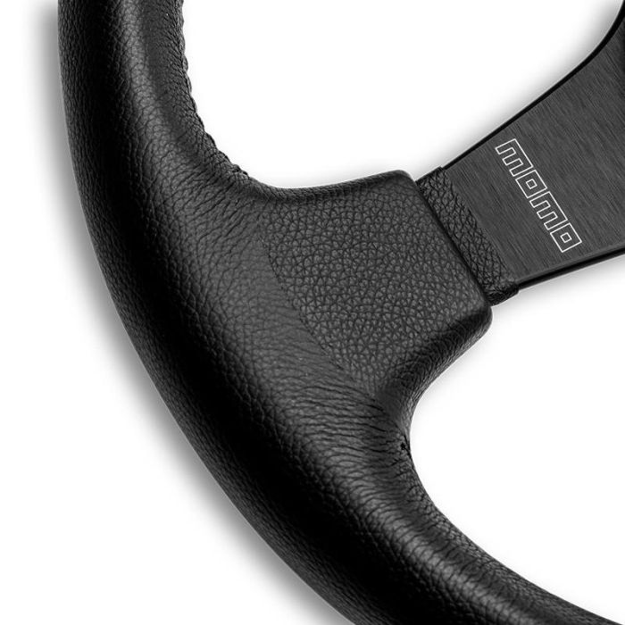 Momo Volante Jet D35 350mm Cuero Negro Fibra de Carbono MOM11102915211R