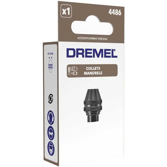 Dremel Portabrocas autoblocante 4486 para accesorios de herramienta múltiple Dremel 1 Dremel Portabrocas autoblocante 4486 para accesorios de herramienta múltiple Dremel 1