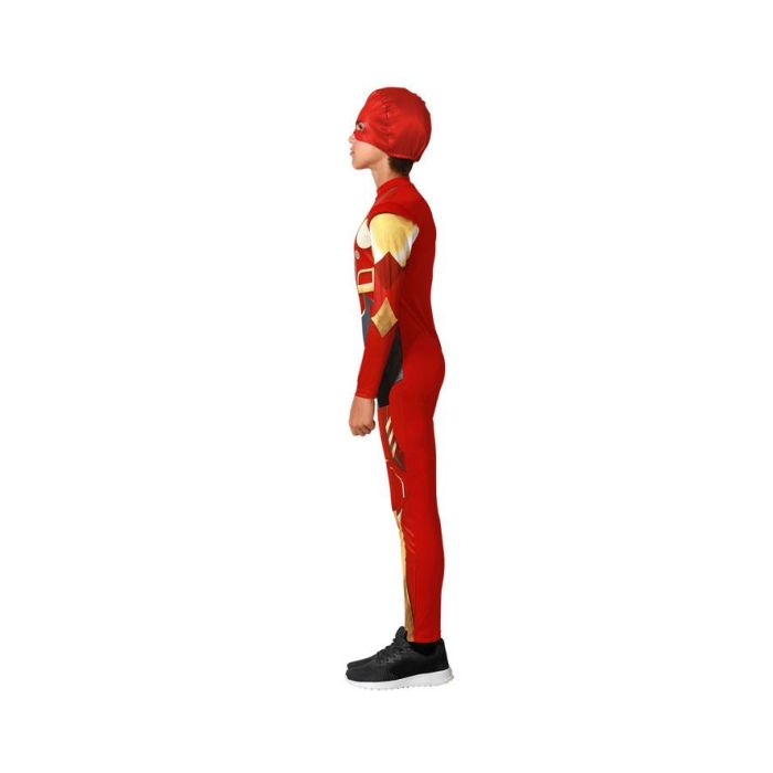 Disfraz Super Heroe Comic Rojo Niño Infantil 5-6 Años 1