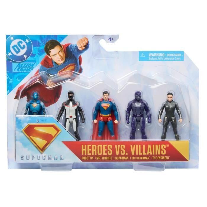 Spinmaster SPI6073655 Multipack figuras 8 cm - Superman la película - a partir de 4 años 0 Spinmaster SPI6073655 Multipack figuras 8 cm - Superman la película - a partir de 4 años 0