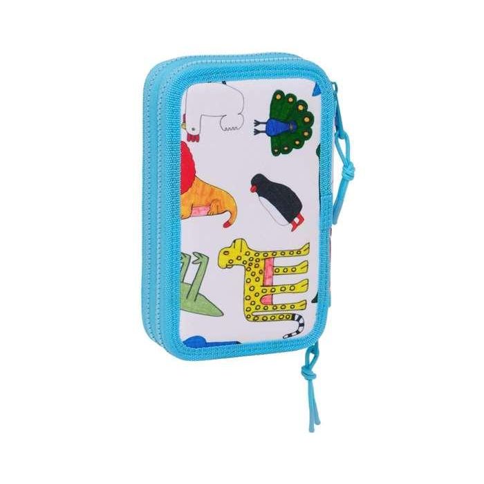 Plumier Escolar Safta Doble Cremallera 28 Piezas Algo De Jaime 40x125x195 mm 3 Plumier Escolar Safta Doble Cremallera 28 Piezas Algo De Jaime 40x125x195 mm 3