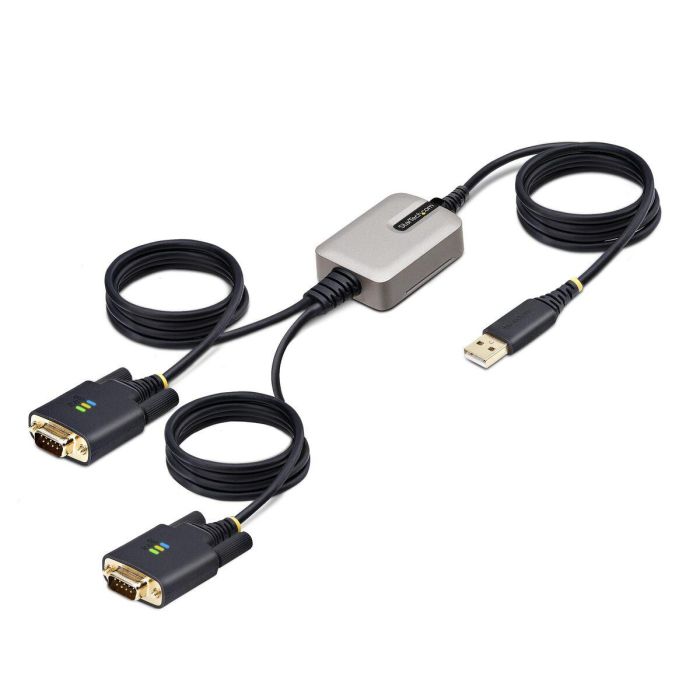 Cable USB Startech 2P6FFC-USB-SERIAL Negro