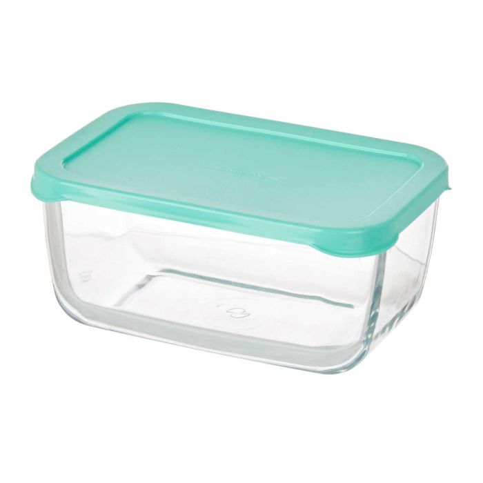 Fiambrera Snow Box Tapa Verde 790Ml Pasabahce 16X7CM (12 Unidades) 1 Fiambrera Snow Box Tapa Verde 790Ml Pasabahce 16X7CM (12 Unidades) 1
