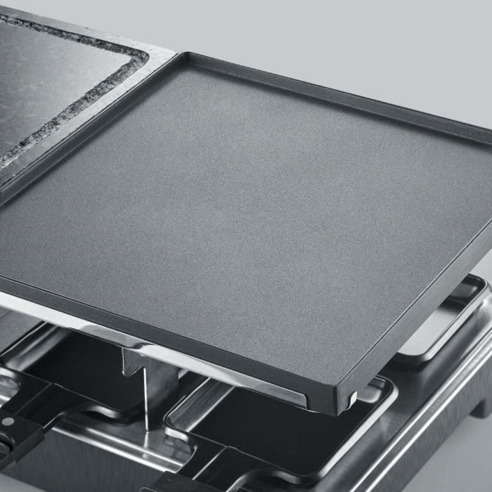 Gril Severin Raclette - RG2376 - 8 personas - Piedra de cocción natural y placa reversible no de palo - termostato ajustable 1 Gril Severin Raclette - RG2376 - 8 personas - Piedra de cocción natural y placa reversible no de palo - termostato ajustable 1