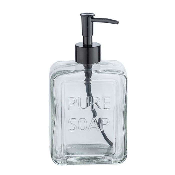 Dosificador de jabón pure soap transparente 24714100 wenko 1