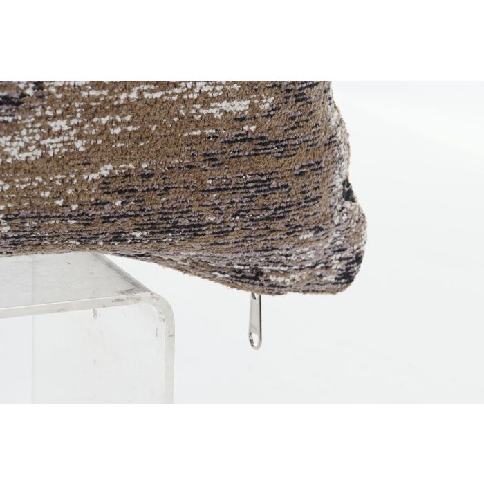DKD Home Decor Cojín Decorativo Árabe Kerman de 60% Algodón y 40% Poliéster con Cremallera 45x45 cm Marrón Claro Beige 2