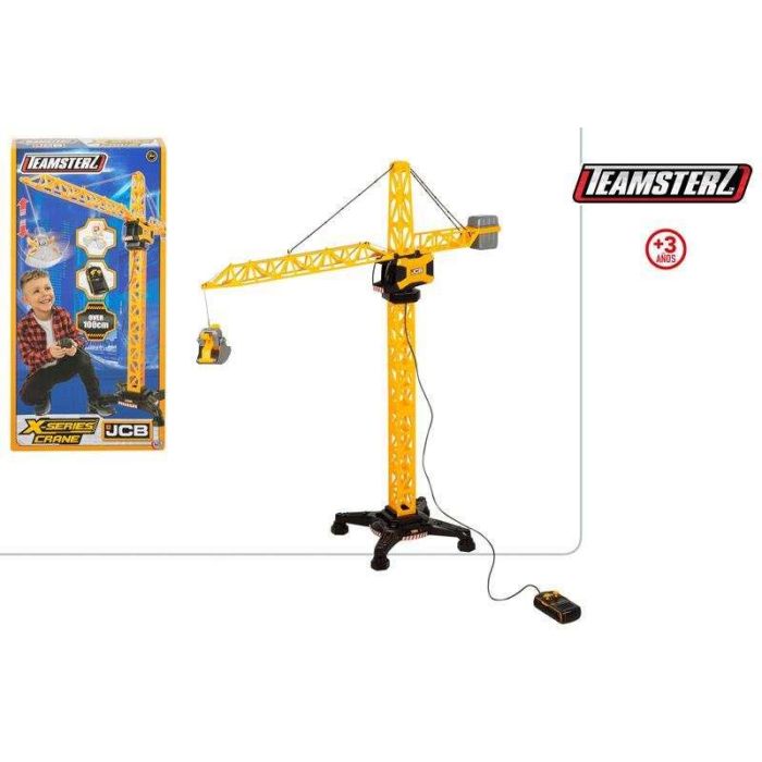 Grua electrica construccion jcb con control remoto 1