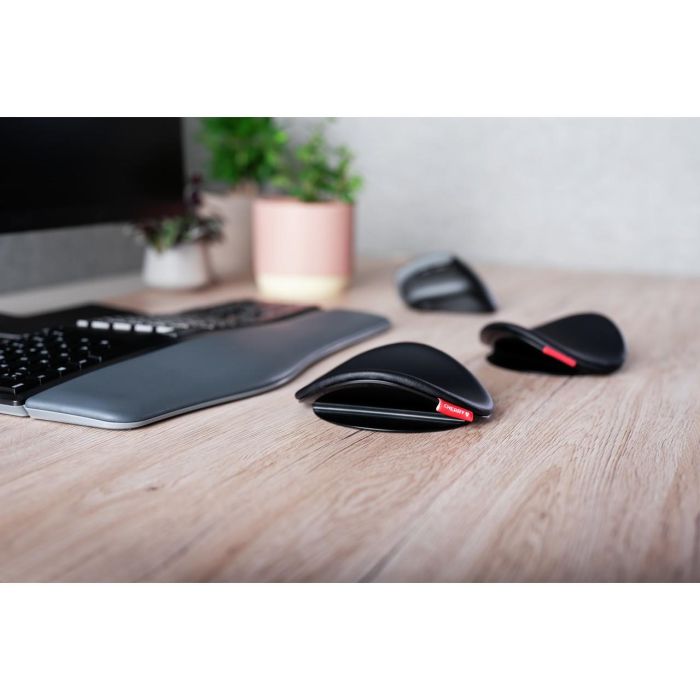 Cherry SLIDEPAD ERGO Reposamuñecas Ergonómico Negro para Teclado/Ratón Fácil de Limpiar 10 Cherry SLIDEPAD ERGO Reposamuñecas Ergonómico Negro para Teclado/Ratón Fácil de Limpiar 10