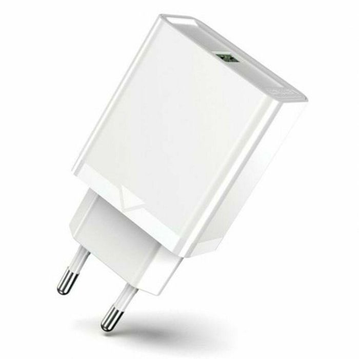Vention FABW0-EU Cargador de Pared 18W USB 3.0 Carga Rápida QC3.0 AFC FCP BC1.2 Apple 2.4A 1