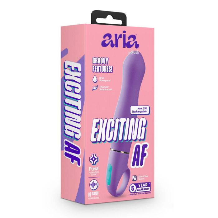 Vibrador Blush Aria Morado 1 Vibrador Blush Aria Morado 1
