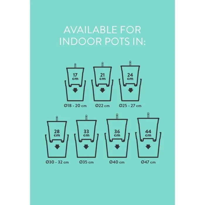 Elho ELH8711904331603 Maceta con autorriego Insert 33 Negro Ø 33 x H 31 cm 100% reciclado 3
