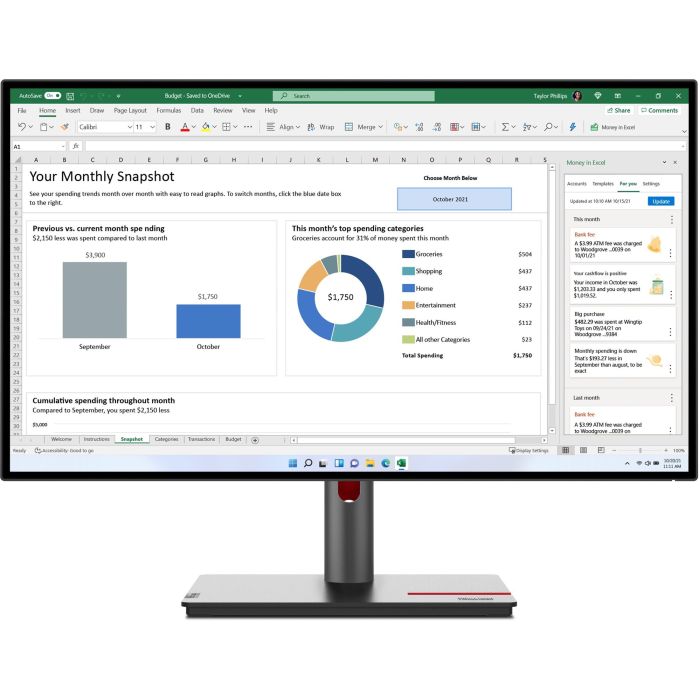Lenovo ThinkVision P27h-30 Monitor 27" Quad HD IPS (2560x1440) 4ms 60Hz DisplayPort USB-C Negro 0 Lenovo ThinkVision P27h-30 Monitor 27" Quad HD IPS (2560x1440) 4ms 60Hz DisplayPort USB-C Negro 0