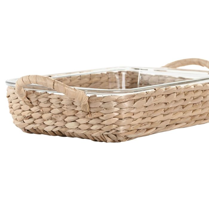 Bandeja Basicos DKD Home Decor Natural 16 x 6 x 33 cm (16 Unidades) 2 Bandeja Basicos DKD Home Decor Natural 16 x 6 x 33 cm (16 Unidades) 2