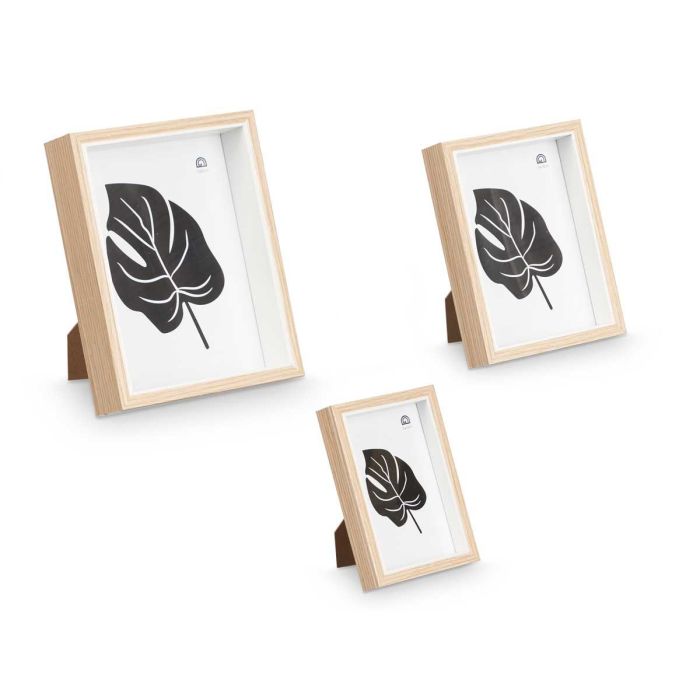 Set 3 Portafotos Blanco 3 Tamaños Giftdecor 17X4CM (8 Unidades) 1 Set 3 Portafotos Blanco 3 Tamaños Giftdecor 17X4CM (8 Unidades) 1