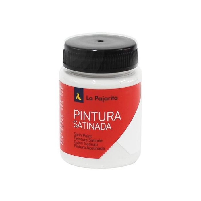 La Pajarita Témpera Escolar Bote De 35 mL Satinada Blanco L-21